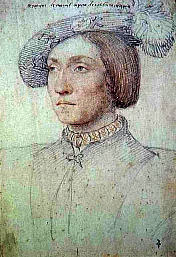Franois Ier de Clves - Portrait par Jean Clouet en 1538